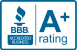 BBB logo accreditation for Fox Family Heating & Air.