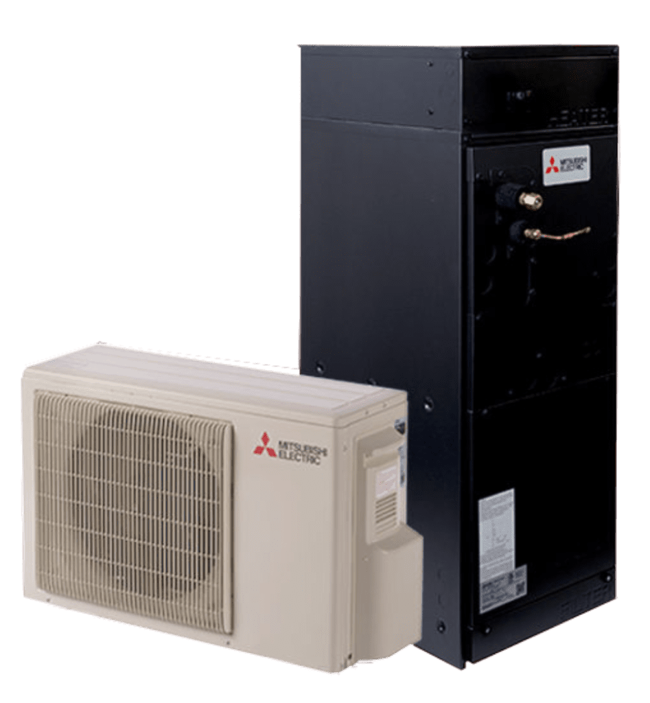 Mitsubishi Ducted Heat Pump Systems in Sacramento & Rancho Cordova.